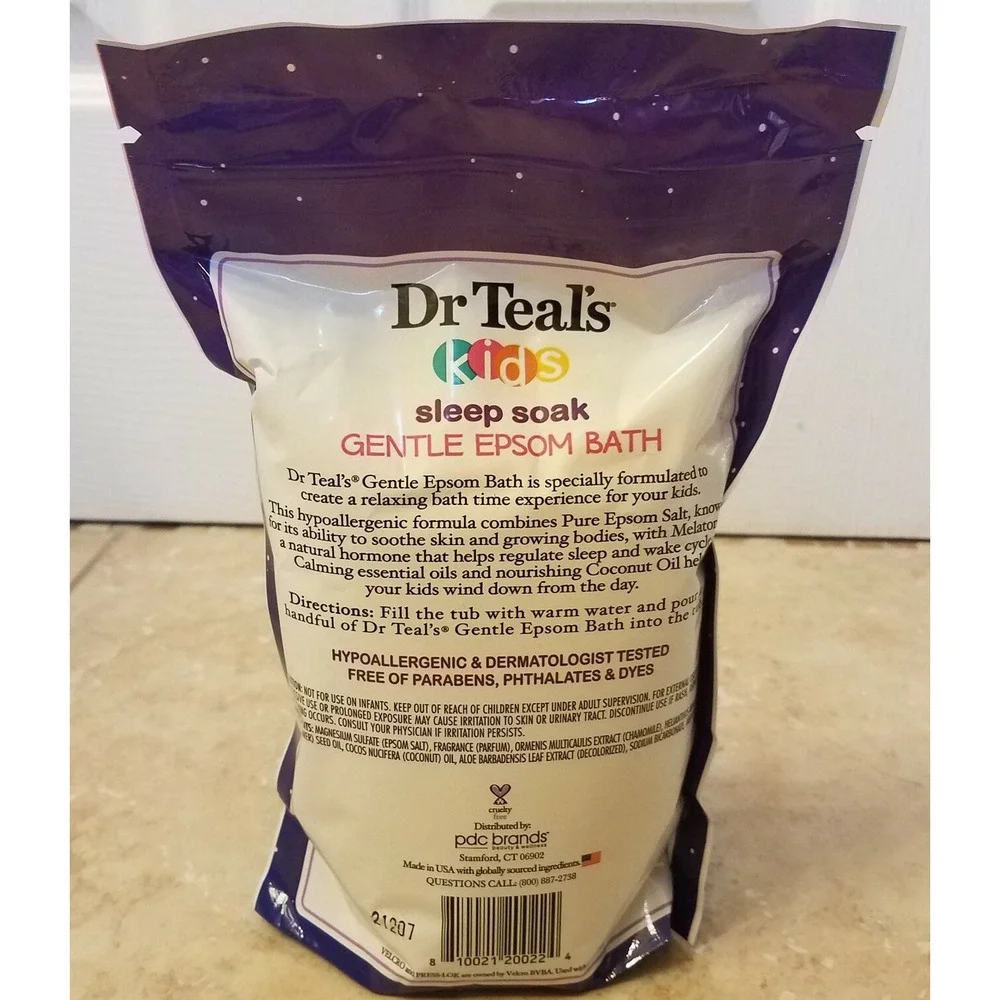 Dr Teal's Kids Melatonin & Essential Oil Combo Set Sleep‎ Bath Soak & Lotion NEW